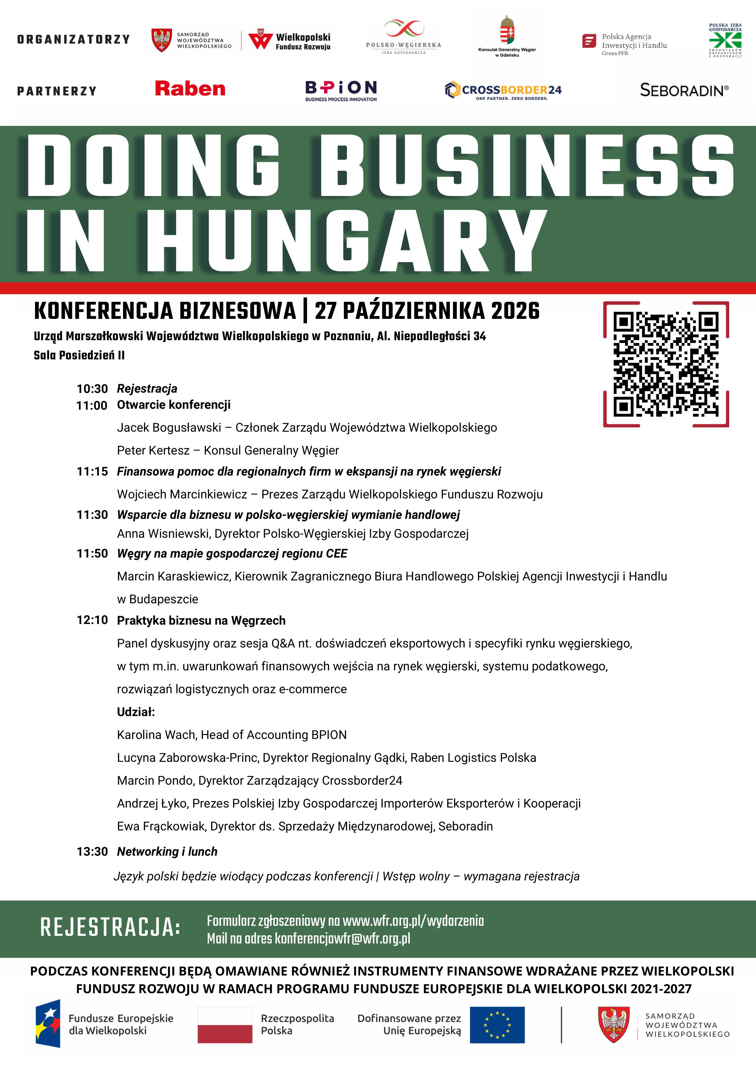 Agenda Doing Business in Hungary